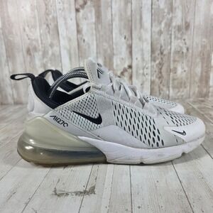 Nike Air Max 270 Womens White Black AH6789-100 Athletic Running Shoes